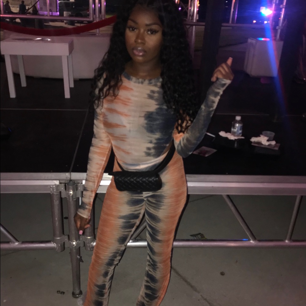 Sexy print 2 piece